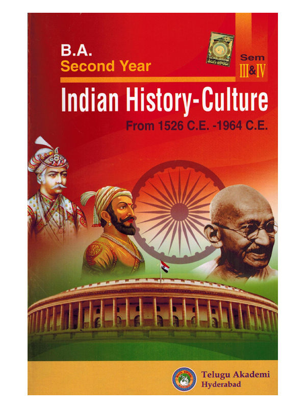 B.A 2nd Year Indian History - Culture ( From 1526 C.E - 1964 C.E )