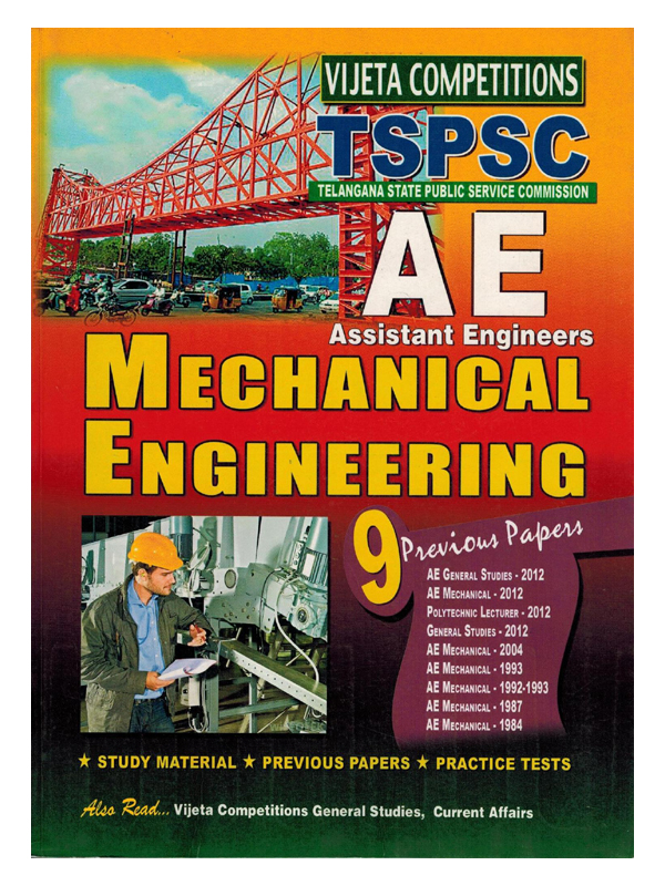 MEDIUM　ENGLISH　)-　Assistant　ENGINEERING　MECHANICAL　TSPSC　AE　Engineers　shreebooksquare