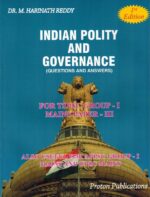 Indian Polity And Governance ( Question and Answers ) for TSPSC and APPSC Group I Mains and UPSC Mains [ ENGLISH MEDIUM ]