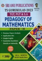 TS Gurukula TGT, PGT and SA Paper II Pedagogy Of Mathematics [ ENGLISH MEDIUM ]